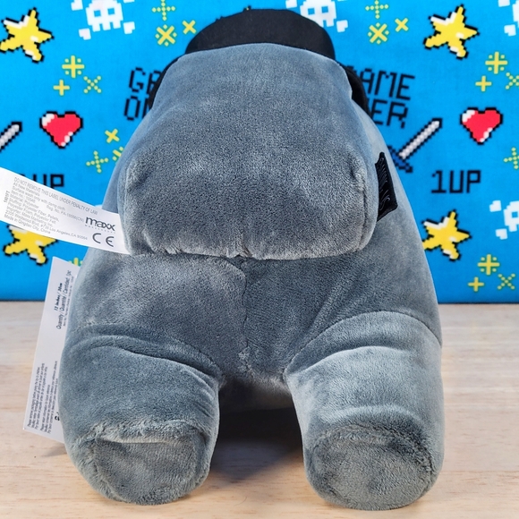 Among Us Black Plague Doctor Crow w/ Top Hat Crewmate 12" Official Plush Toikido - Picture 6 of 9